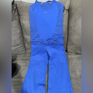 Blue Athletic Jumpsuit
